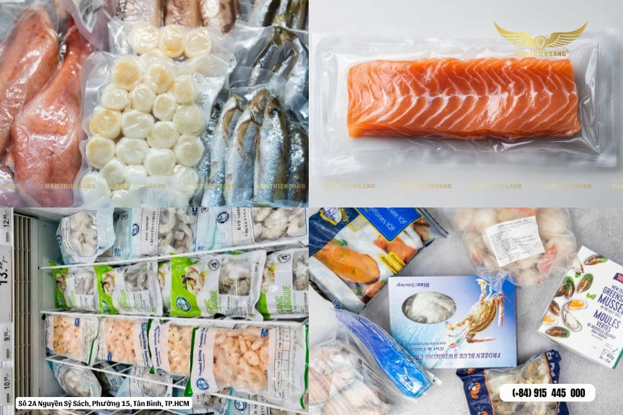 bao bì thủy sản đông lạnh